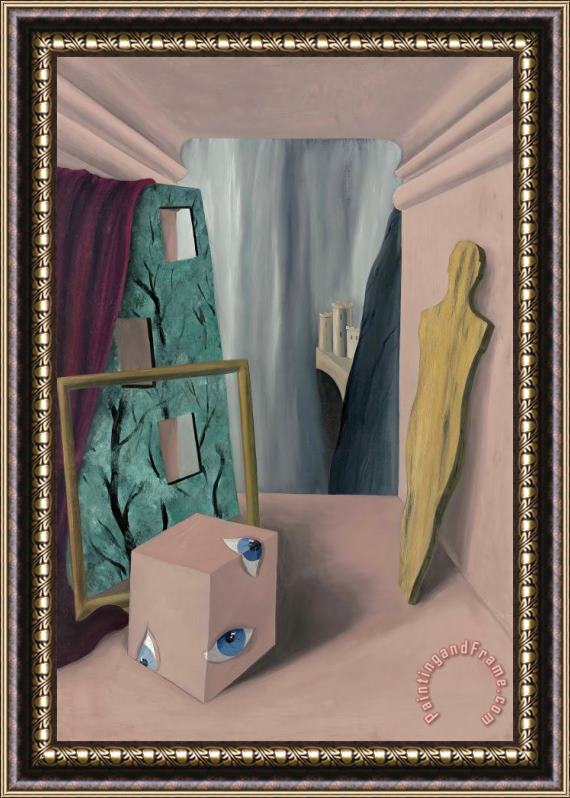 rene magritte Le Groupe Silencieux, 1926 Framed Painting
