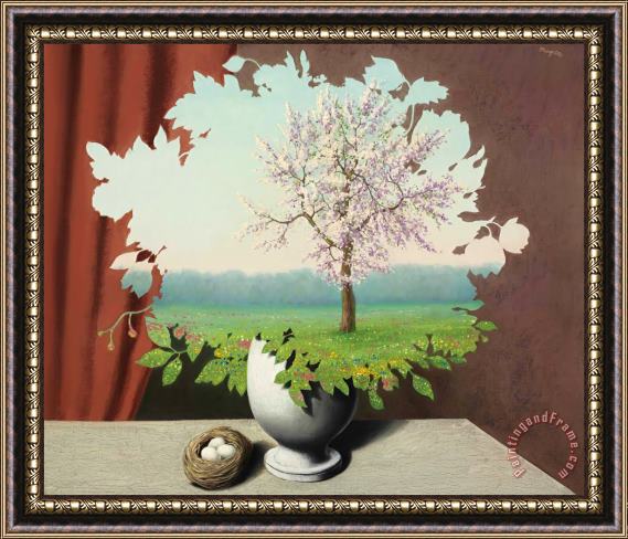 rene magritte Le Plagiat (plagiary), 1940 Framed Painting