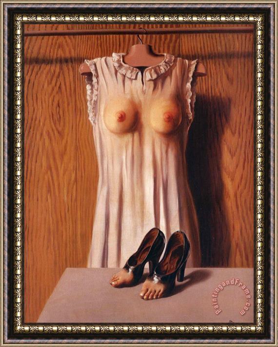 rene magritte Philosophy in The Bedroom 1947 Framed Painting