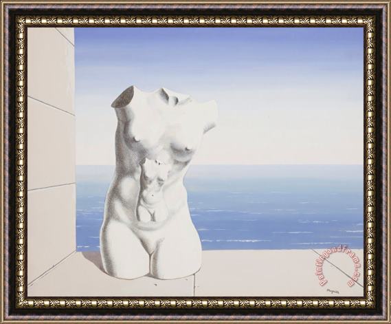rene magritte Stimulation Objective Framed Painting