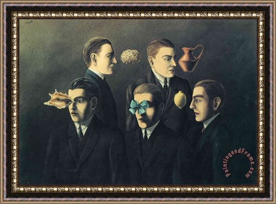 rene magritte The Familiar Objects 1928 Framed Print