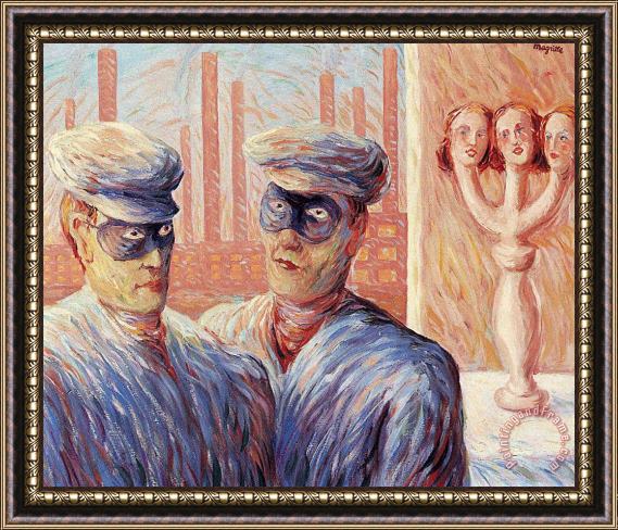 rene magritte The Intelligence 1946 Framed Painting