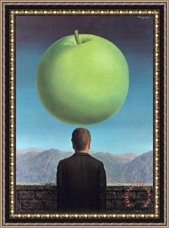 rene magritte The Postcard 1960 Framed Painting