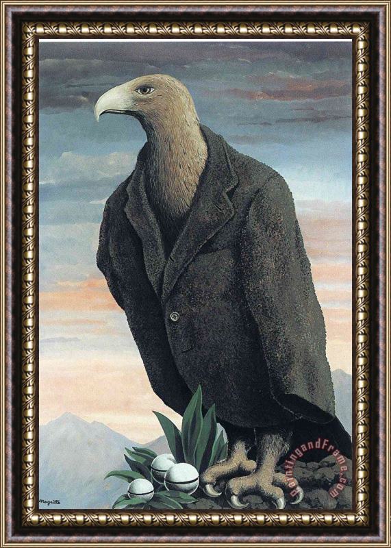 rene magritte The Present 1939 Framed Painting