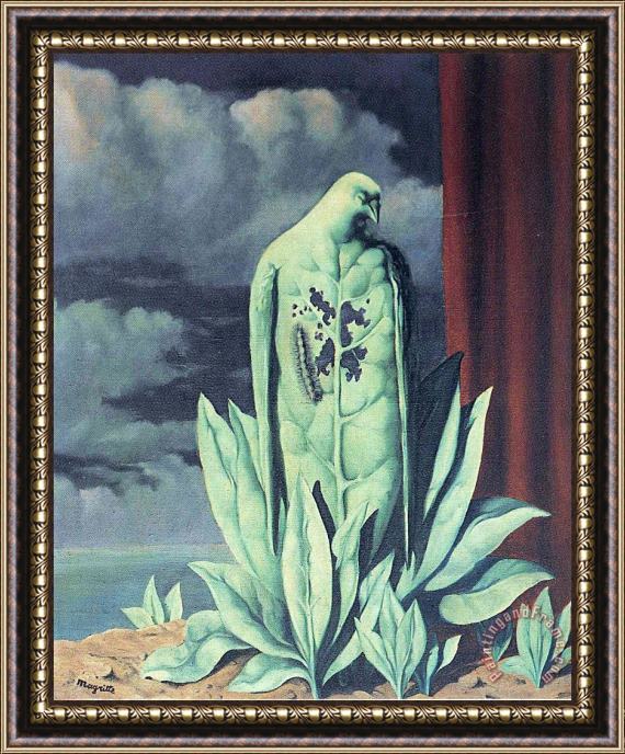 rene magritte The Taste of Sorrow 1948 Framed Print