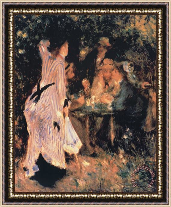Renoir Au Jardin Du Moulin Framed Print