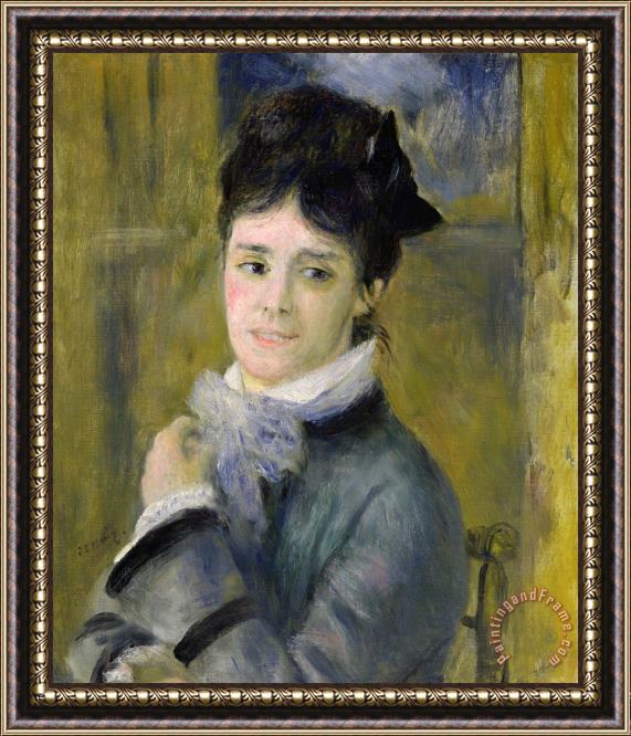Renoir Portrait of Madame Claude Monet Framed Print