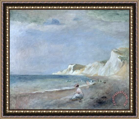 Renoir The Beach at Varangeville Framed Painting