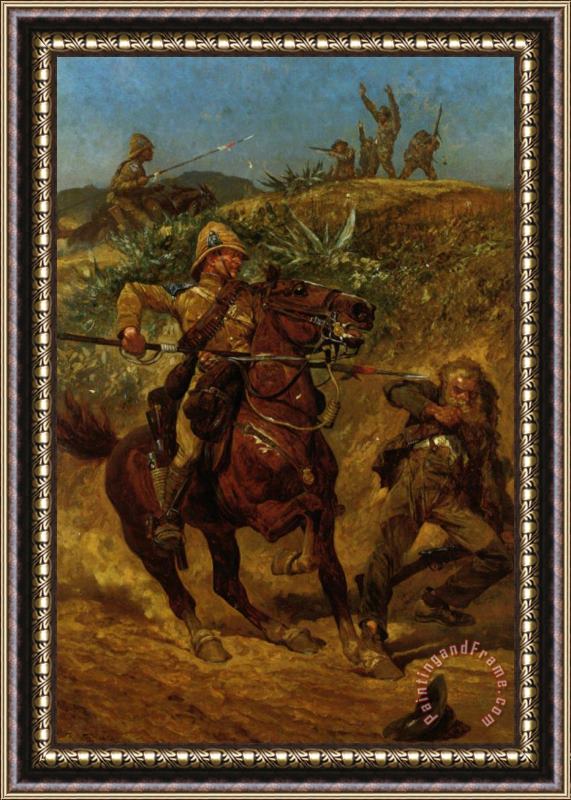Richard Caton Woodville The Boer War Framed Painting