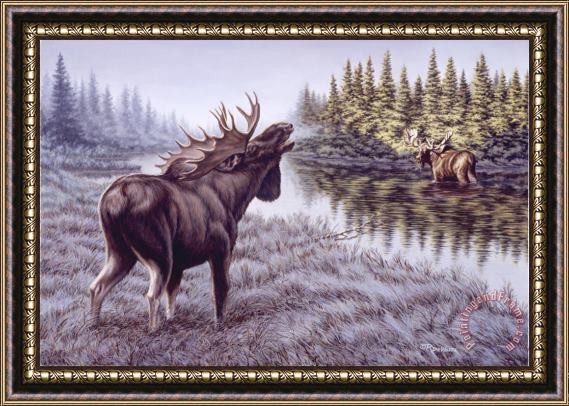 Richard De Wolfe The Challenge Framed Painting