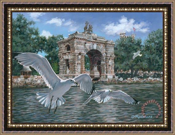 Richard De Wolfe The Stone Arch Framed Painting