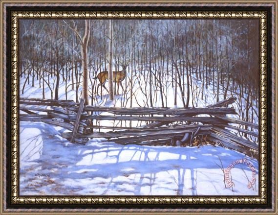 Richard De Wolfe The Watcher in the Wood Framed Painting