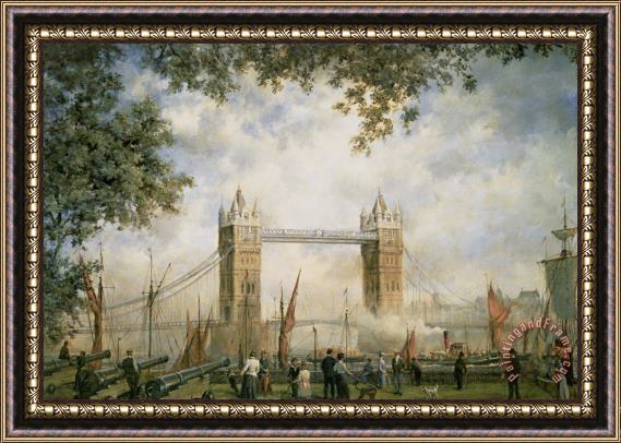 Richard Willis Tower Bridge - From the Tower of London Framed Print