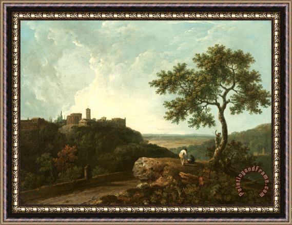 Richard Wilson Tivoli The Temple of The Sybil And The Campagna Framed Painting