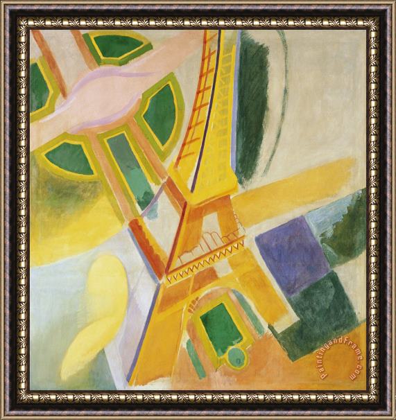 Robert Delaunay Eiffel Tower Framed Painting