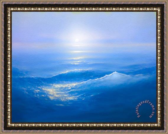Robert Foster Blue Blue Sea Framed Painting