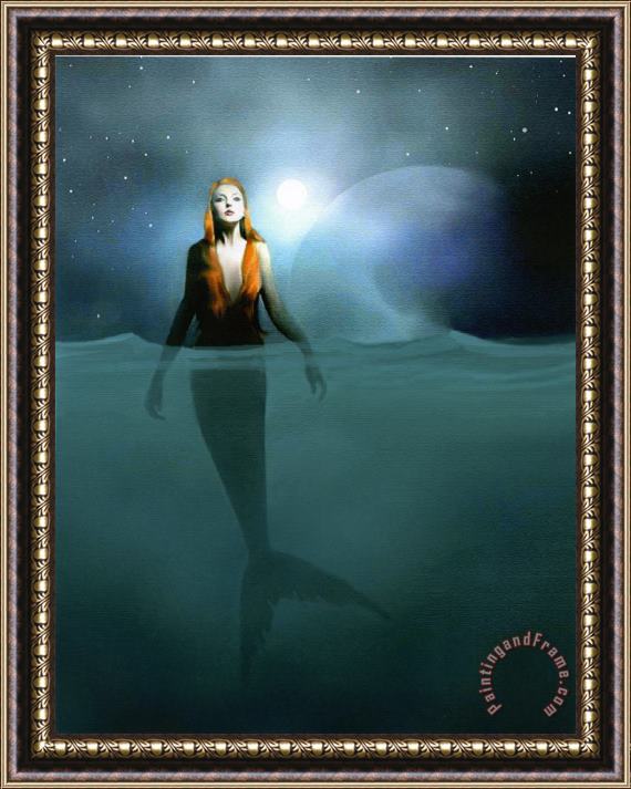 Robert Foster Mermaid Framed Painting
