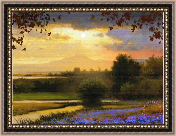 Robert Foster Valley Morning Framed Painting