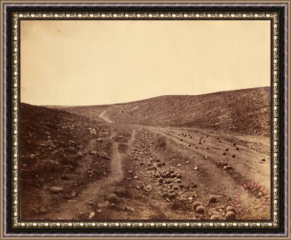 Roger Fenton  Valley of The Shadow of Death Framed Print