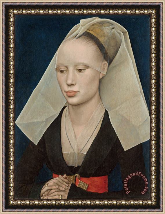 Rogier van der Weyden Portrait Of A Lady Framed Print