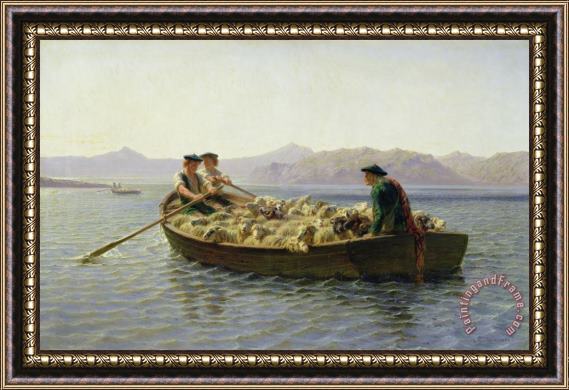 Rosa Bonheur Rowing Boat Framed Painting