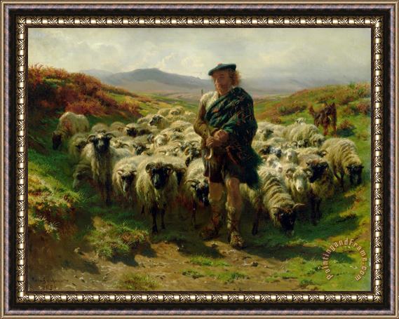 Rosa Bonheur The Highland Shepherd Framed Painting