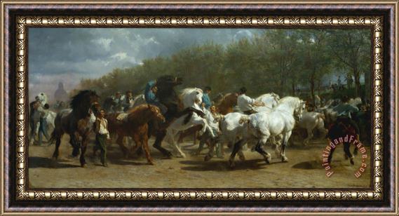 Rosa Bonheur The Horse Fair Framed Painting