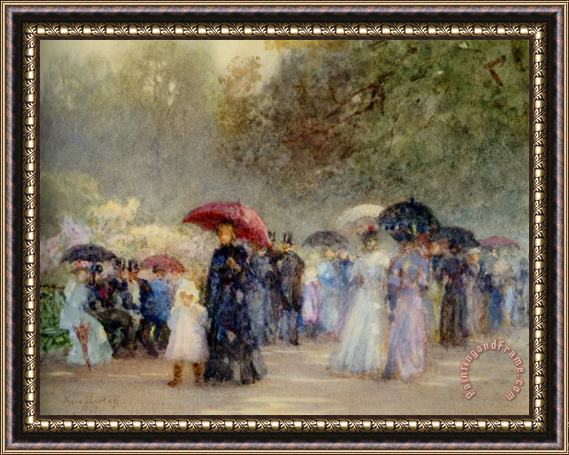 Rose Barton Hyde Park in May Framed Painting