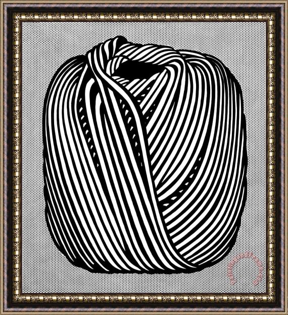 Roy Lichtenstein Ball of Twine 1963 Framed Print