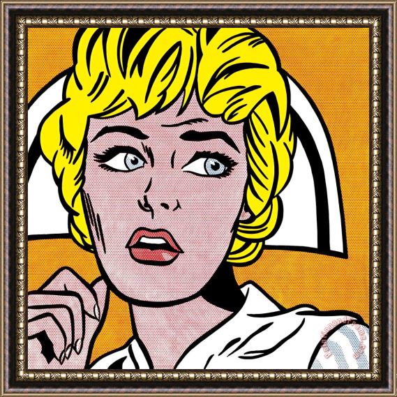 Roy Lichtenstein Nurse, 1964 Framed Print