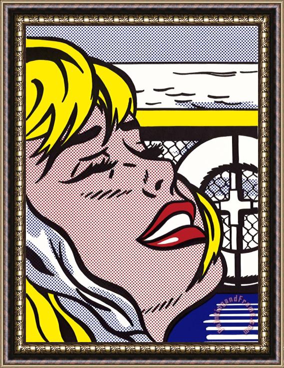 Roy Lichtenstein Shipboard Girl Framed Print