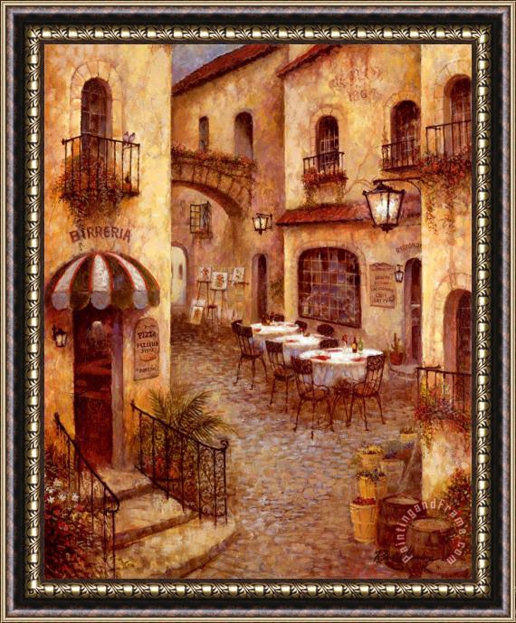 Ruane Manning Buon Appetito I Framed Painting