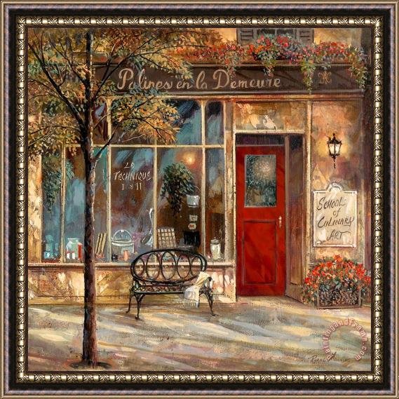 Ruane Manning Culinary School Framed Painting