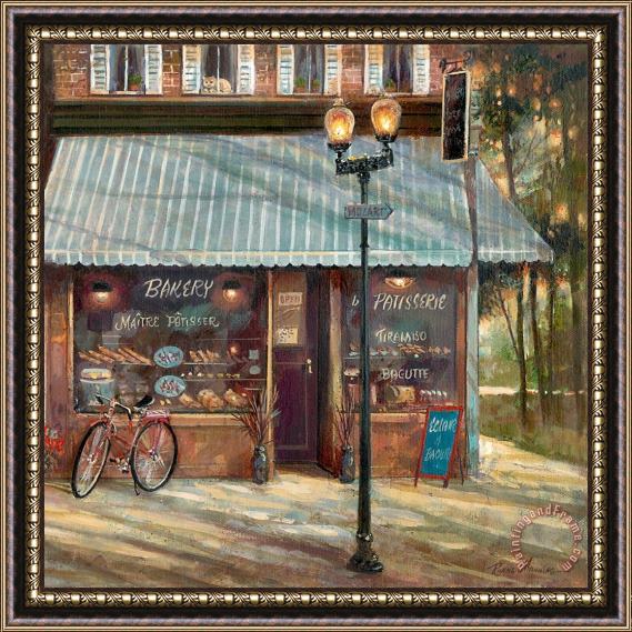 Ruane Manning Pastry Shop Framed Painting