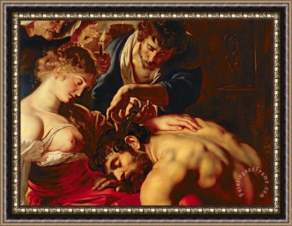 Rubens Samson and Delilah Framed Print