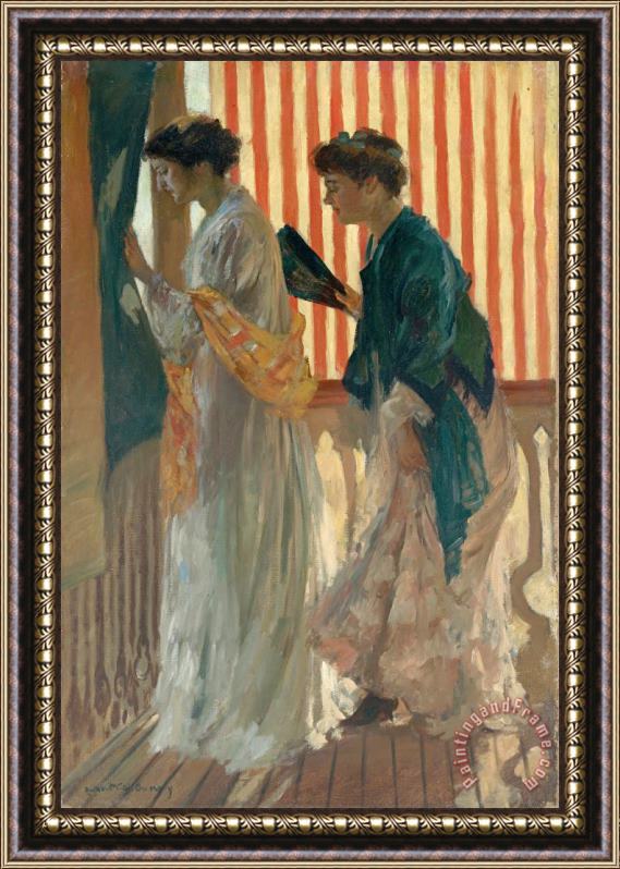 Rupert Bunny Who Comes? Framed Painting
