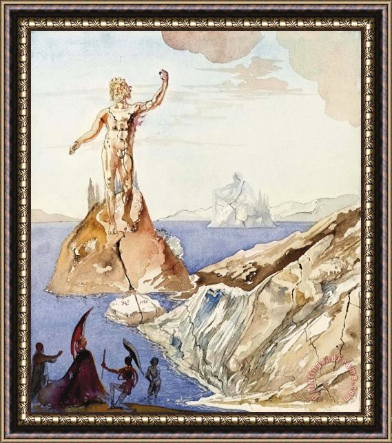 Salvador Dali Agamemnon Et Clytemnestre, 1968 Framed Print