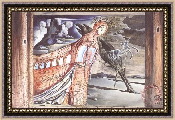 Salvador Dali Decor for Romeo Et Juliet Framed Painting