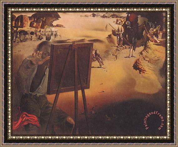 Salvador Dali Impression of Africa 1938 Framed Painting