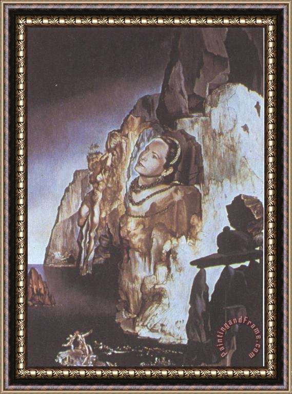 Salvador Dali Princess Arthchil Gourielli Helena Rubinstein Framed Painting