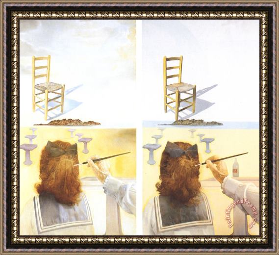 Salvador Dali The Chair Framed Painting