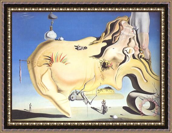 Salvador Dali The Great Masturbator 1929 Framed Painting
