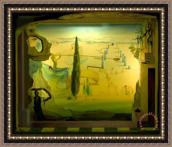 Salvador Dali The Little Theater 1934 Framed Painting