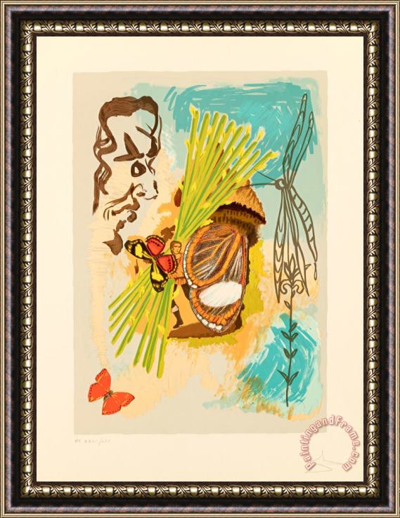 Salvador Dali The Overseer, From Ivanhoe, 1978 Framed Painting