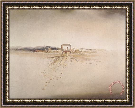 Salvador Dali The Phantom Wagon Framed Painting