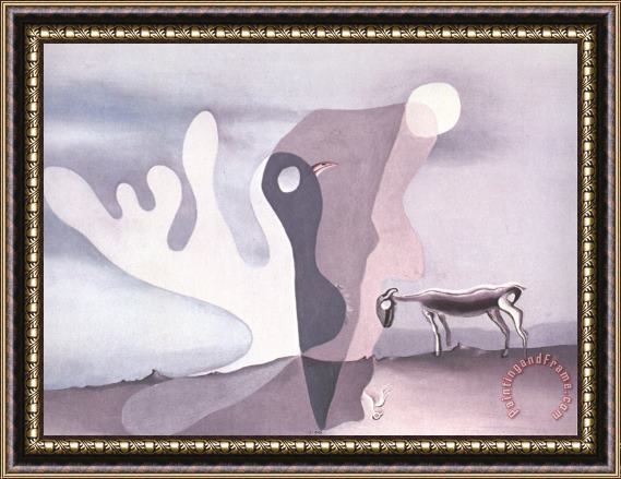 Salvador Dali The Ram The Spectral Cow Framed Painting