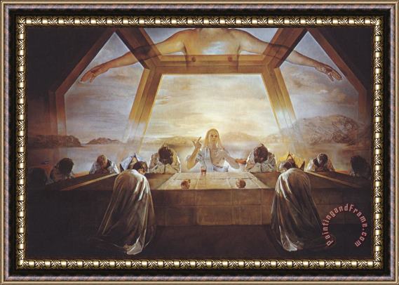 Salvador Dali The Sacrament of The Last Supper 1955 Framed Print