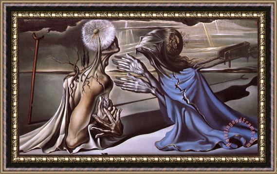 Salvador Dali Tristan And Isolde Framed Painting