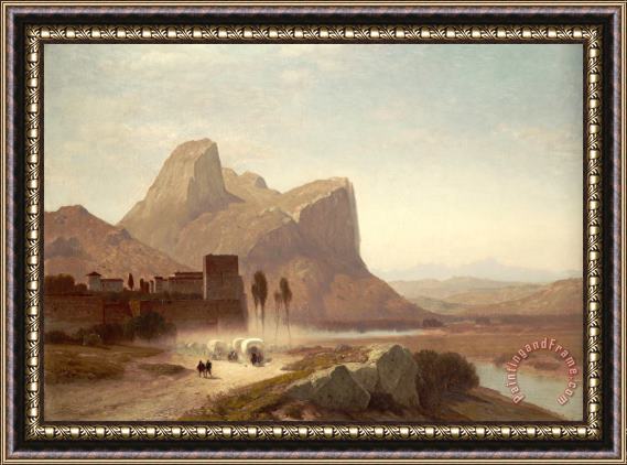 Samuel Colman Gibraltar From The Neutral Ground, C. 1863 1866 Framed Print