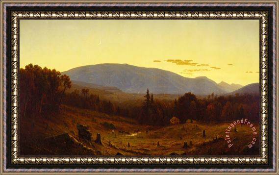 Sanford Robinson Gifford Hunter Mountain, Twilight Framed Print